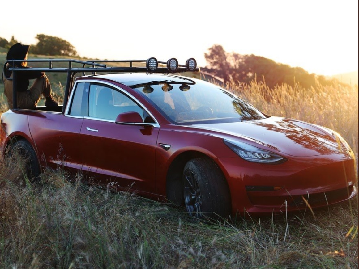 PHOTO Tesla Model S Made Into A Cybetruck