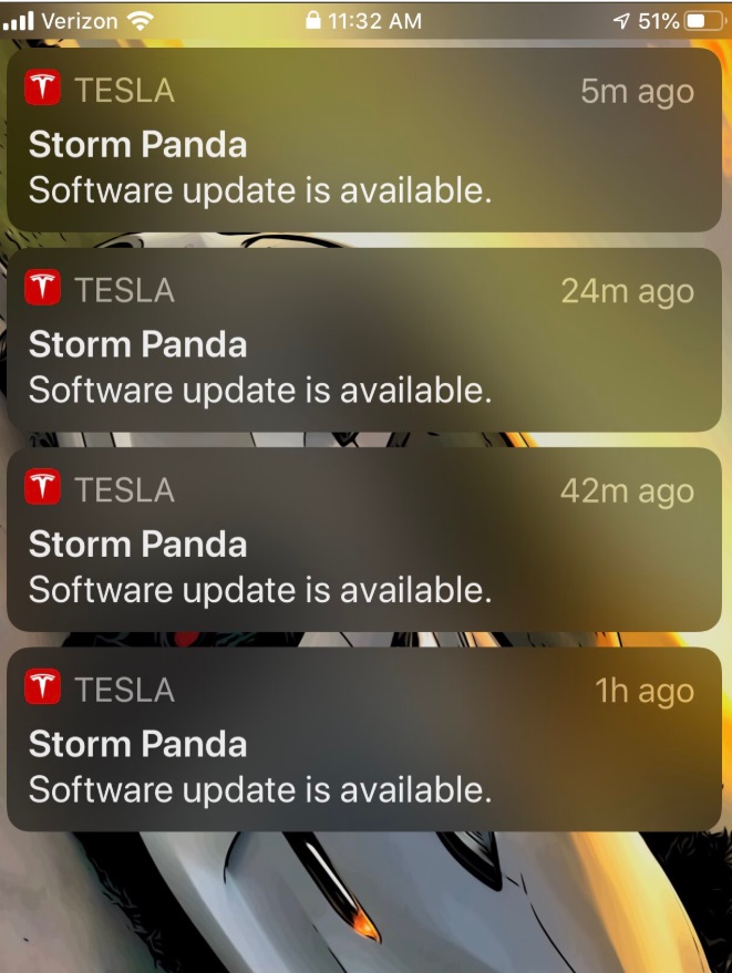 PHOTO Tesla Will Keep Bugging You Until You Do Soft Panda Software Update