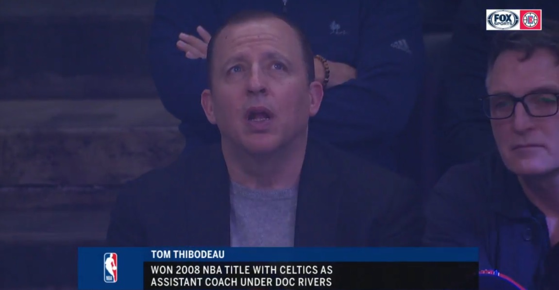 PHOTO Tom Thibodeau Has Been Working Out A LOT His Face Is Much Thinner