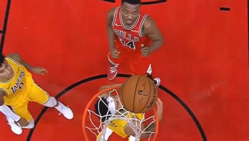 PHOTO Wendell Carter's Eyes Popping Out Of His Head Watching Ball Go Into Rim