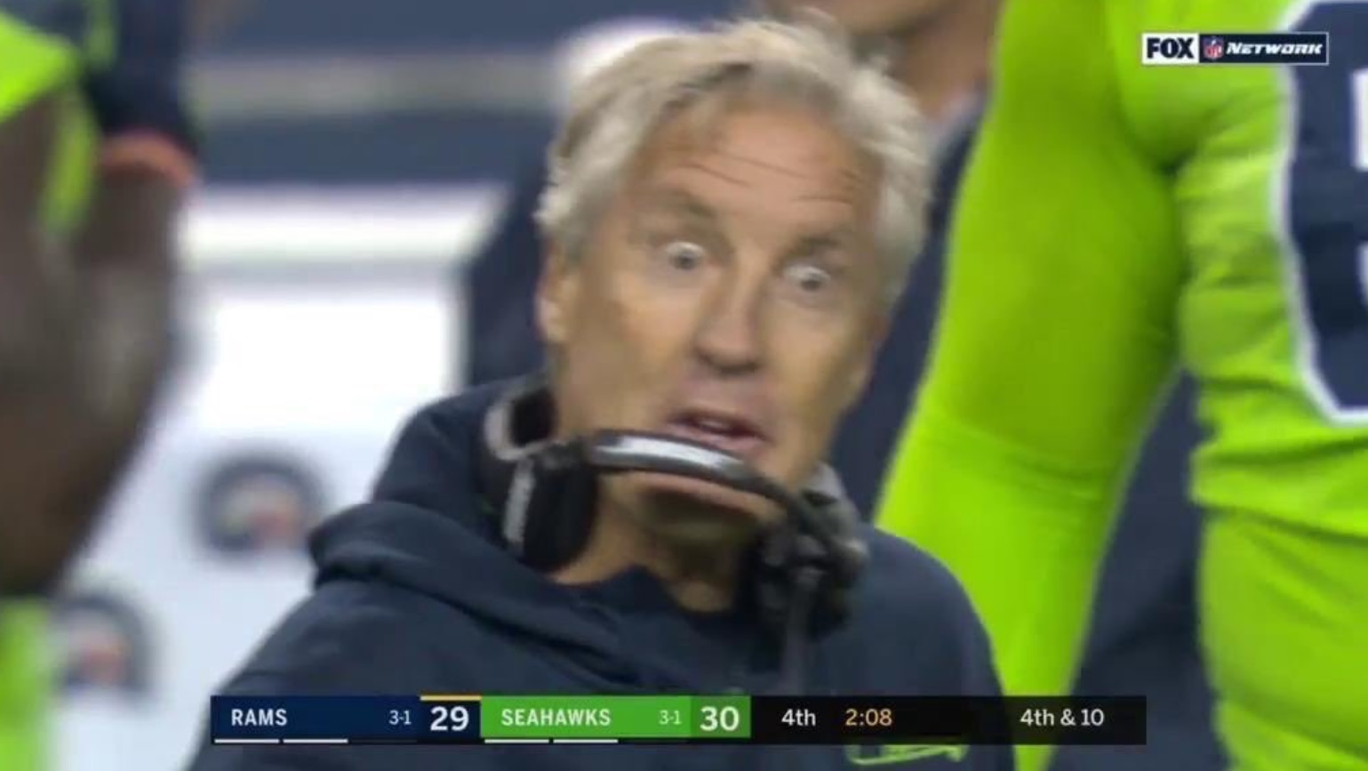 HD Photo Pete Carroll Looking Crazy