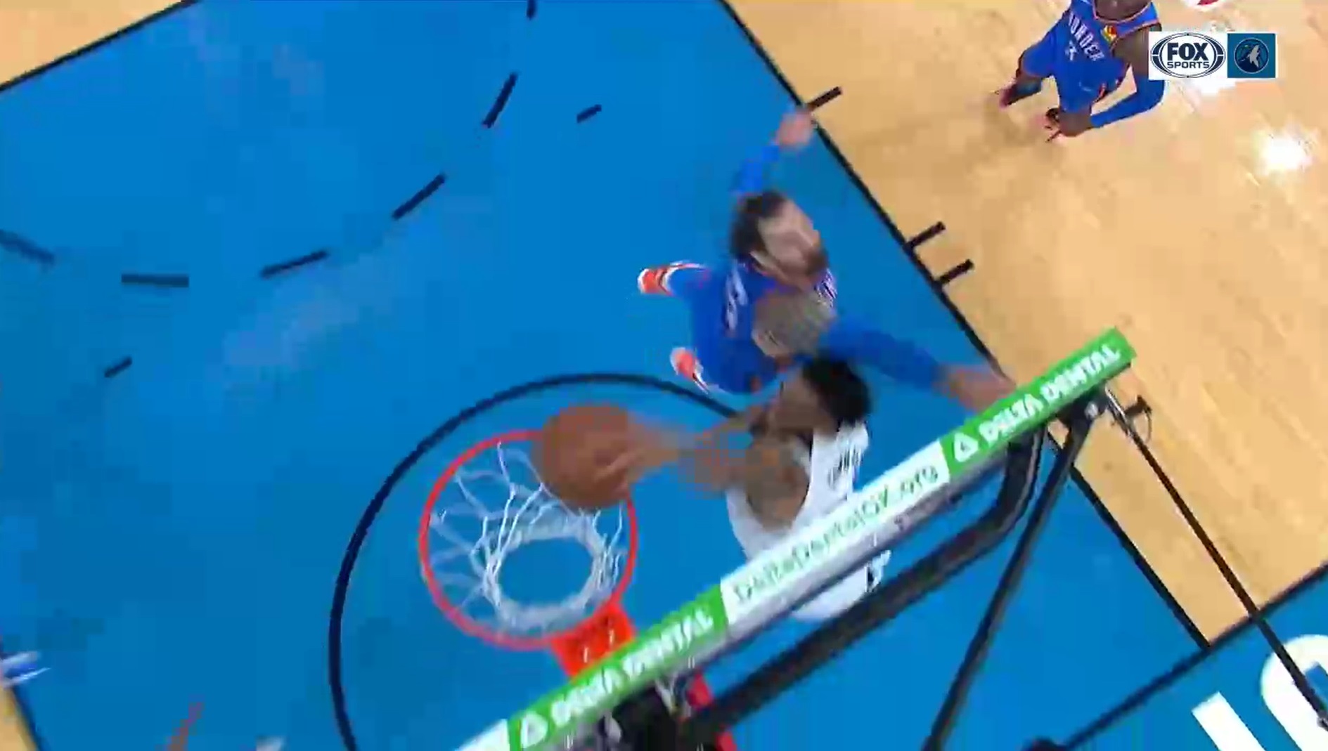 Karl Anthony Towns Posterizing Steven Adams Had Him Swiping At Air