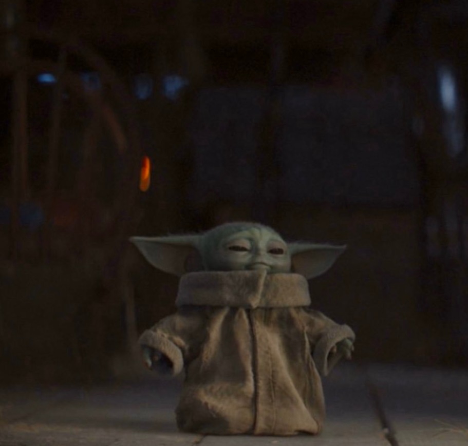 PHOTO A Drunk Baby Yoda