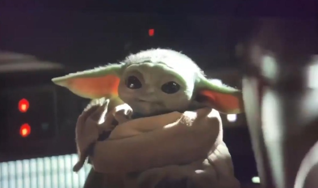 PHOTO Baby Yoda Biting His Lip