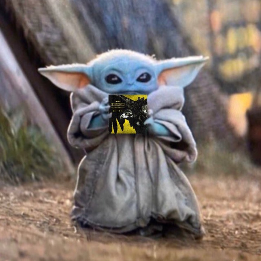 PHOTO Baby Yoda Holding Twenty One Pilots CD