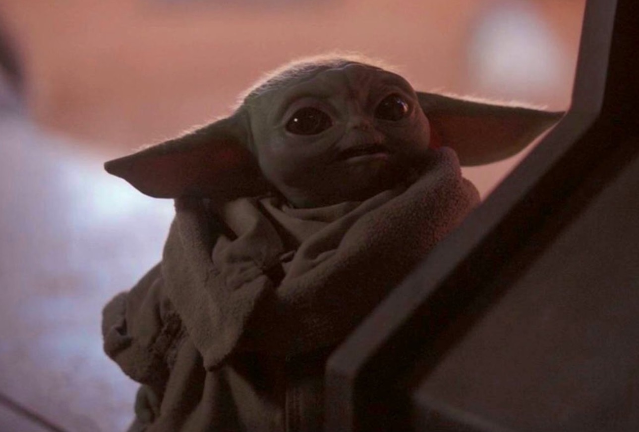 PHOTO Baby Yoda Is Filled With Wonder