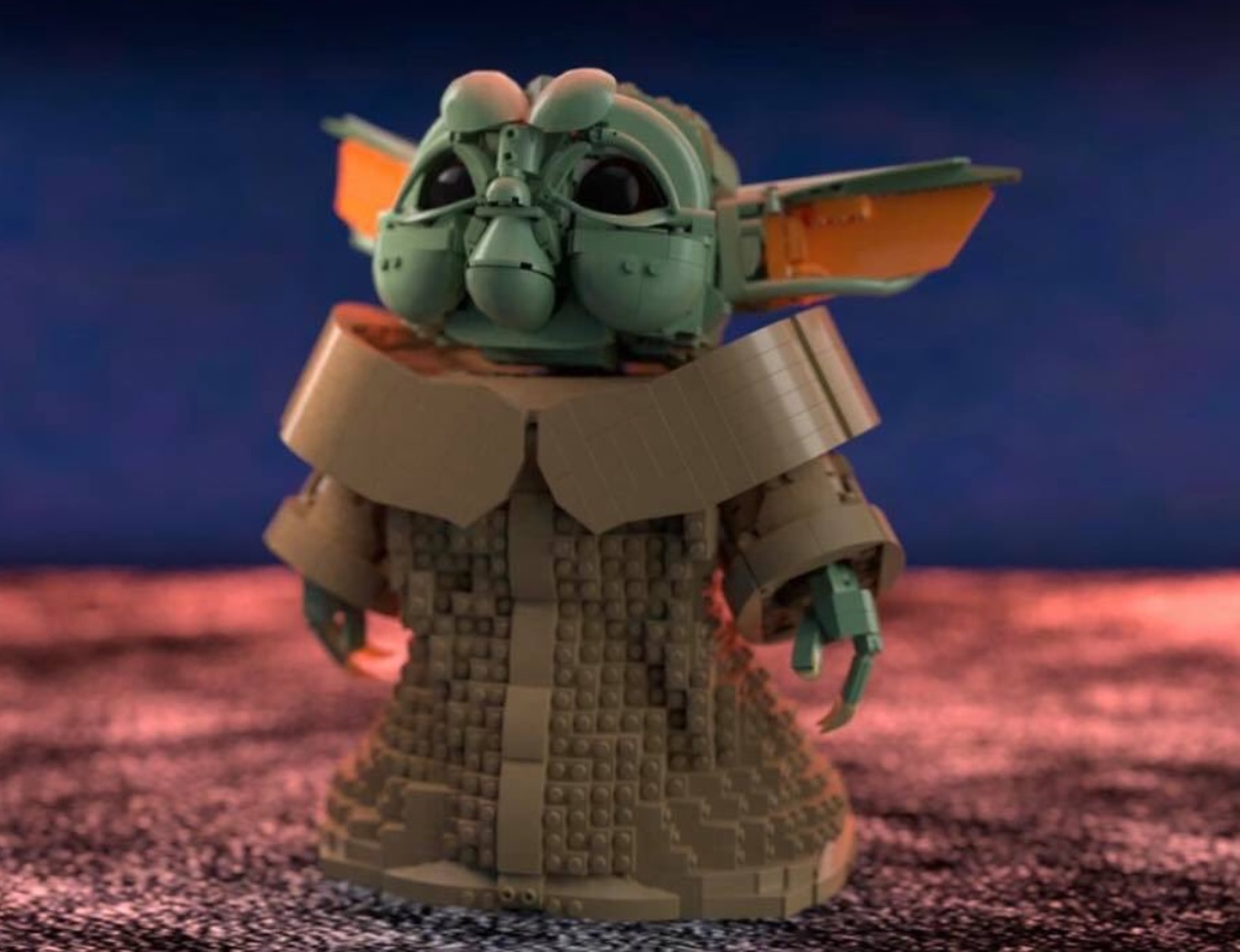 PHOTO Baby Yoda Made Entirely Out Of Legos