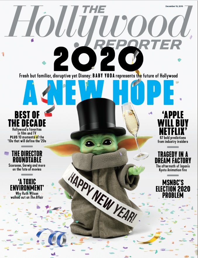 PHOTO Baby Yoda On The Cover of The Hollywood Reporter