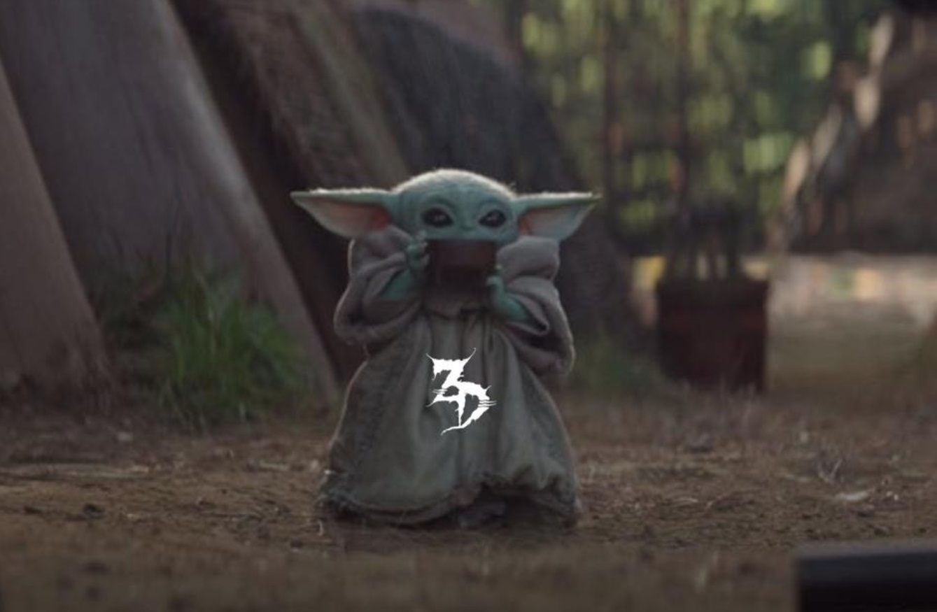 PHOTO Baby Yoda Wearing Zeds Dead Apparel