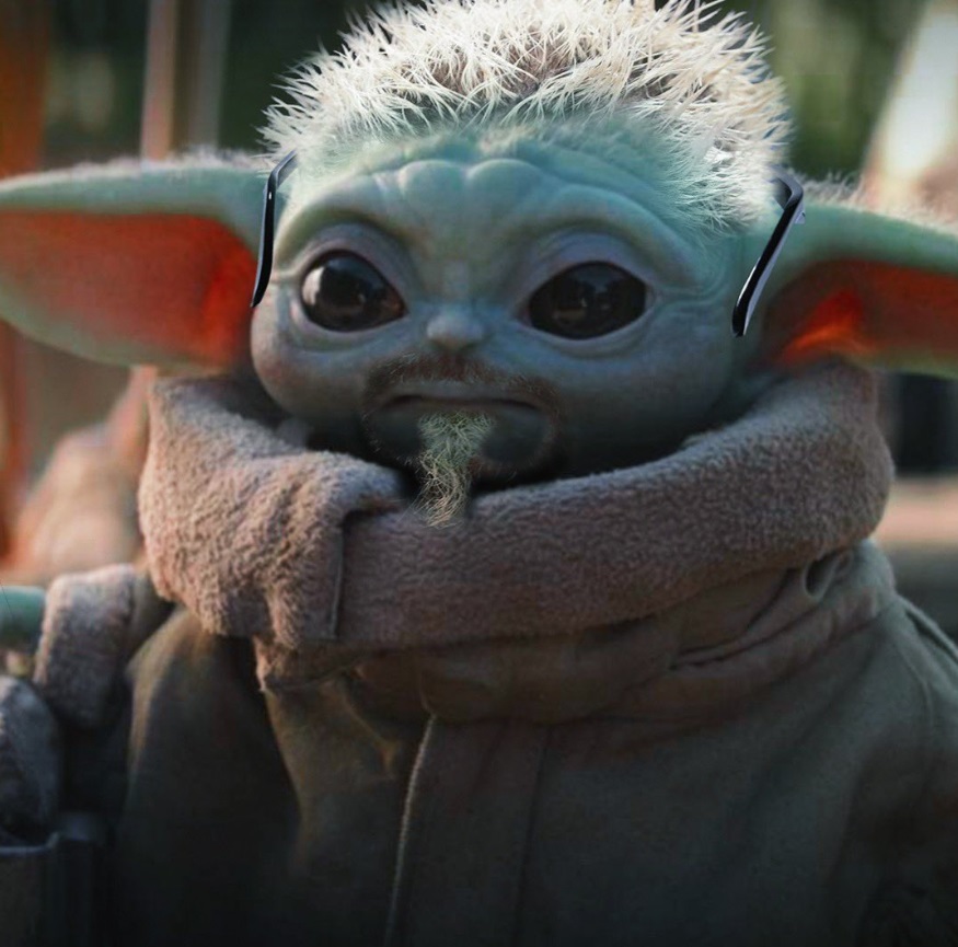 PHOTO Baby Yoda With A Goatee