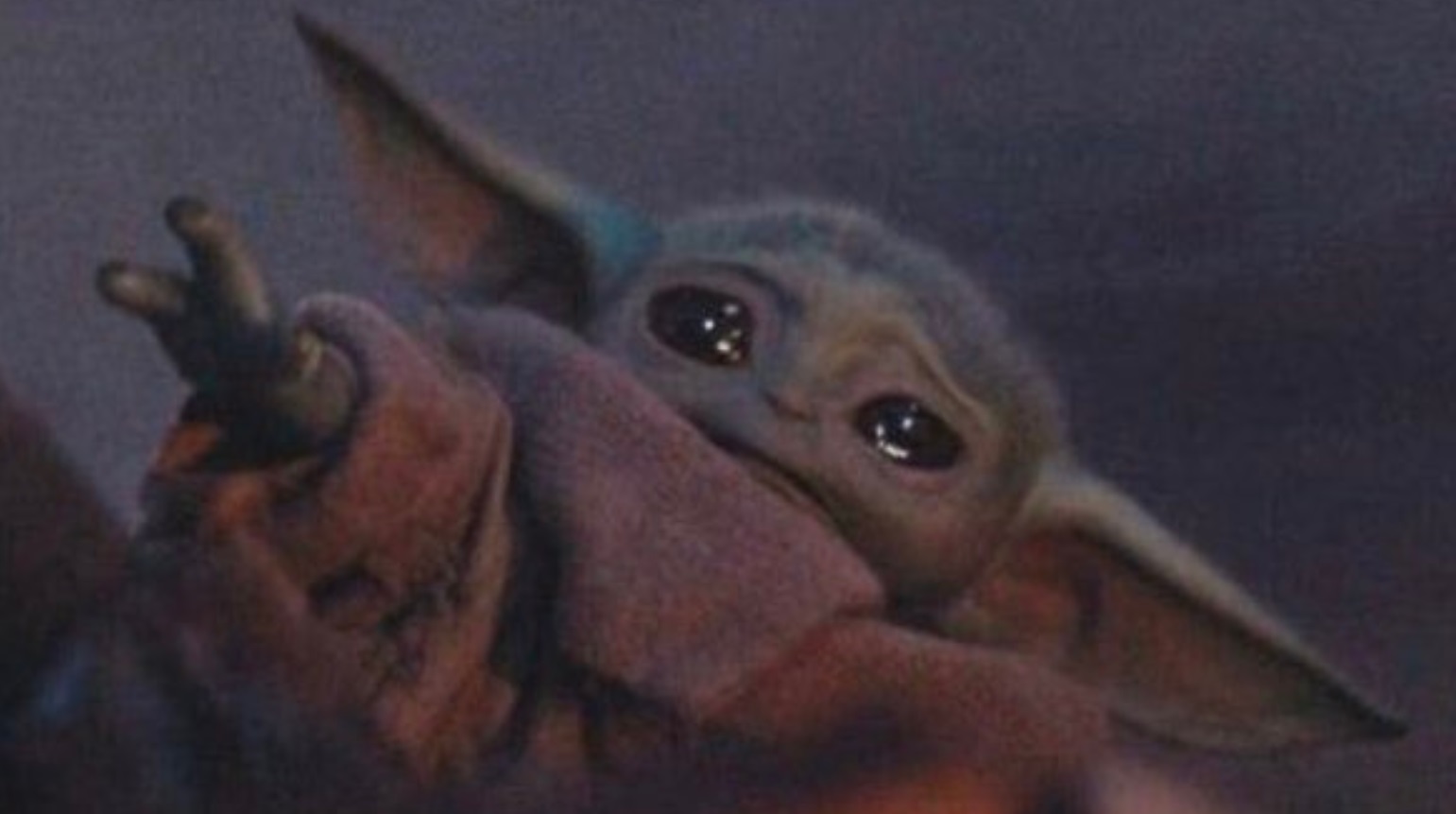 PHOTO Baby Yoda With Tears In His Eyes