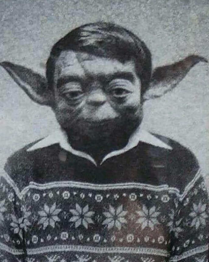 PHOTO Baby Yoda's School Picture