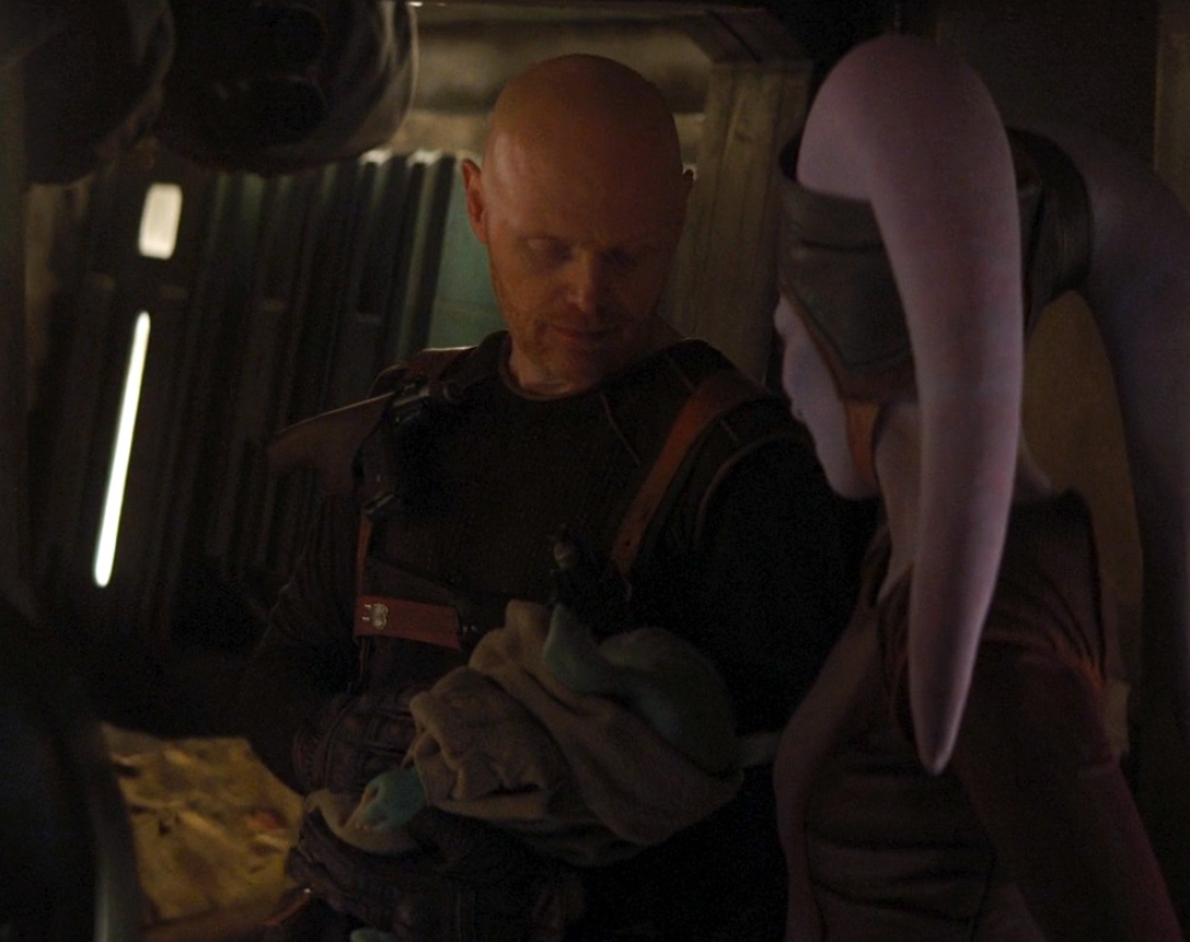 PHOTO Bill Burr Holding Baby Yoda