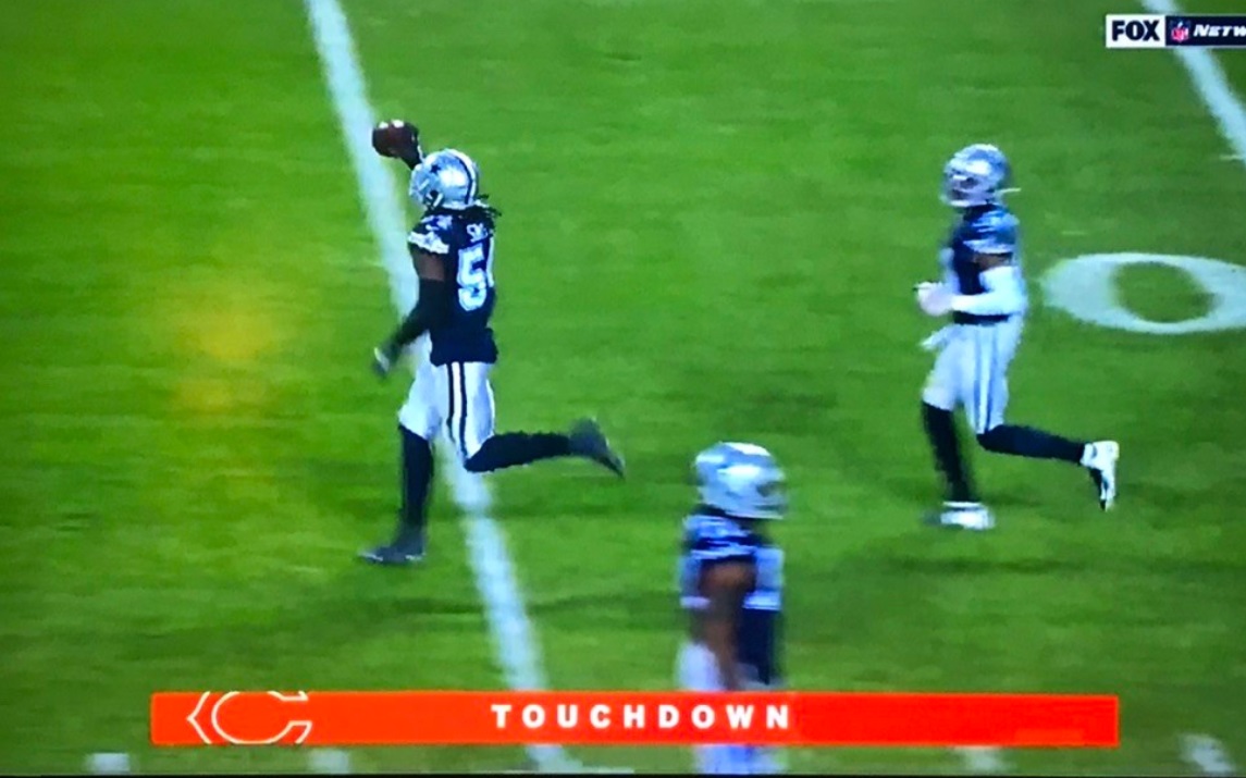 PHOTO Cowboys Players Trying Running Ball Back For TD After Bears Already Scored TD