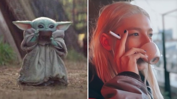 PHOTO Hunter Schafer As Baby Yoda