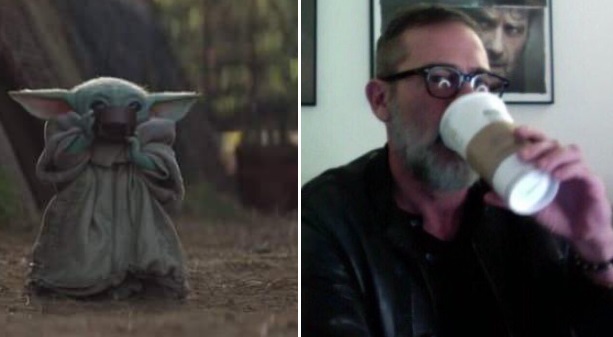 PHOTO Jeffrey Dean Morgan As Baby Yoda