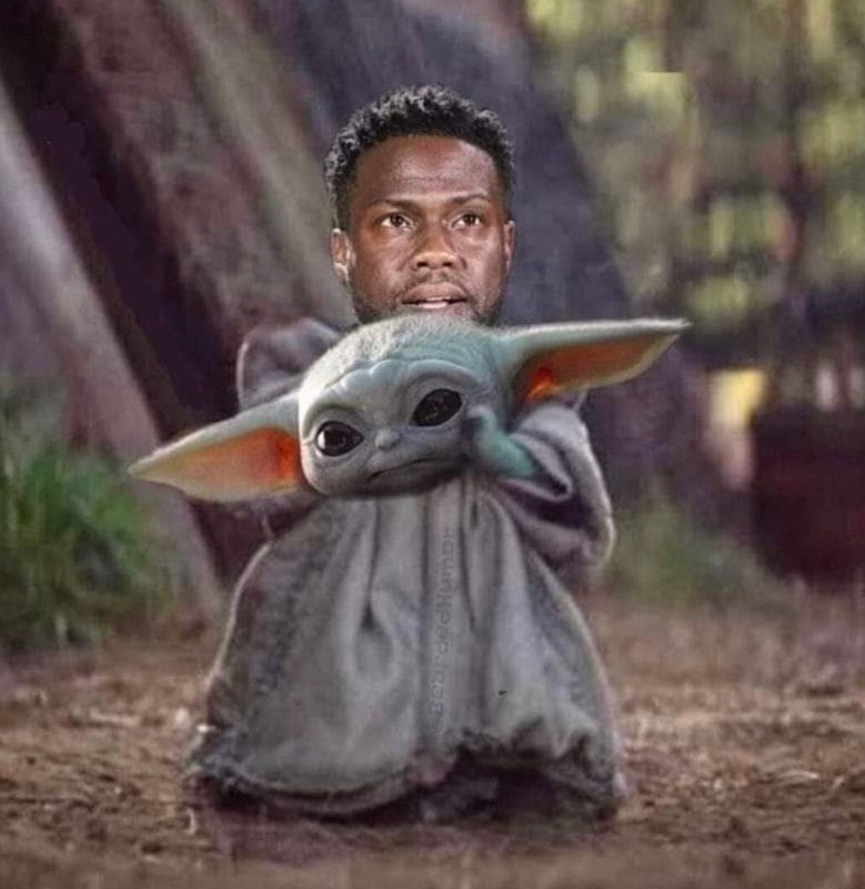 PHOTO Kevin Hart Decapitated Baby Yoda