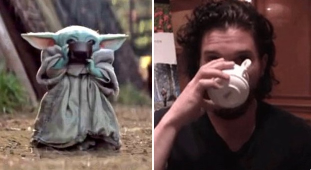 PHOTO Kit Harington As Baby Yoda