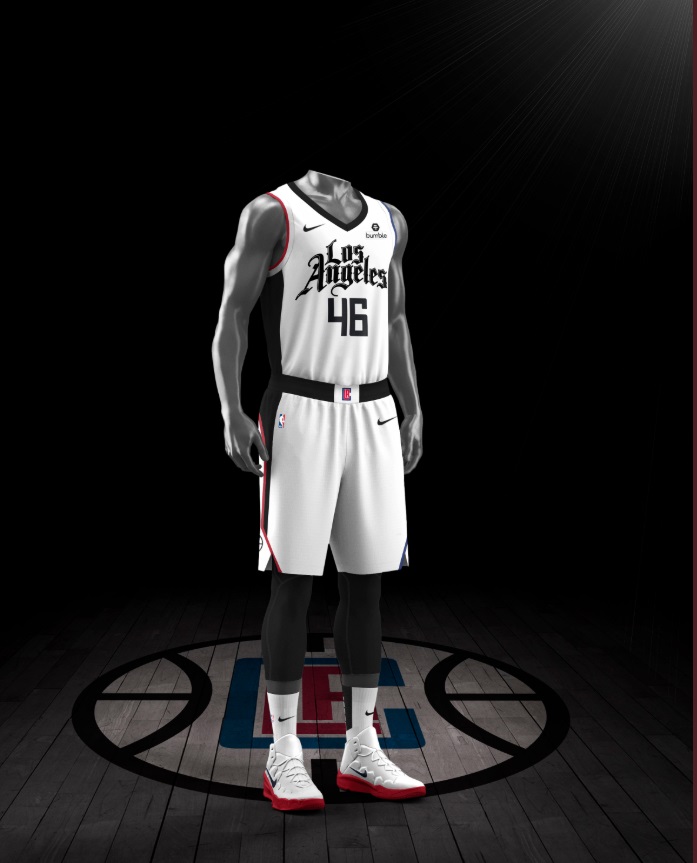 PHOTO Lakers And Clippers Christmas Day Uniforms 2