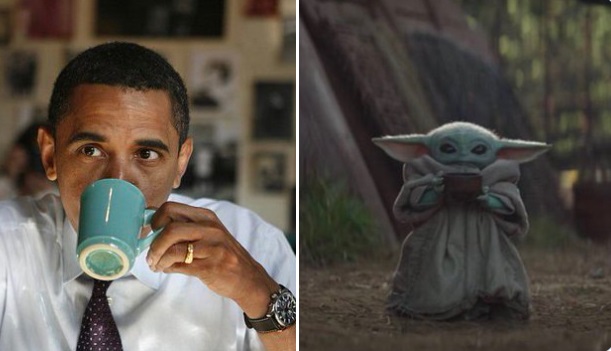 PHOTO Obama As Baby Yoda