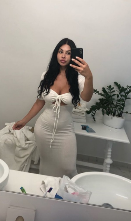 PHOTO Paul George's Baby Mama In A White Dress