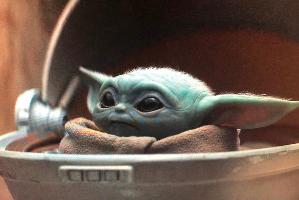 PHOTO The Face Baby Yoda Makes When He's Hungry