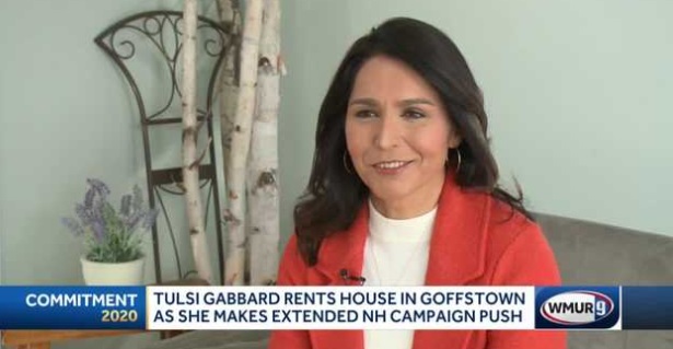 PHOTO Tulsi Gabbard Outside Of Her New Home In New Hampshire