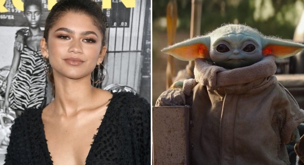 PHOTO Zendaya Wants To Eat Baby Yoda