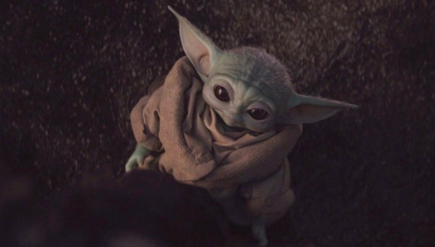 PHOTO Baby Yoda Gazing Into The Stars