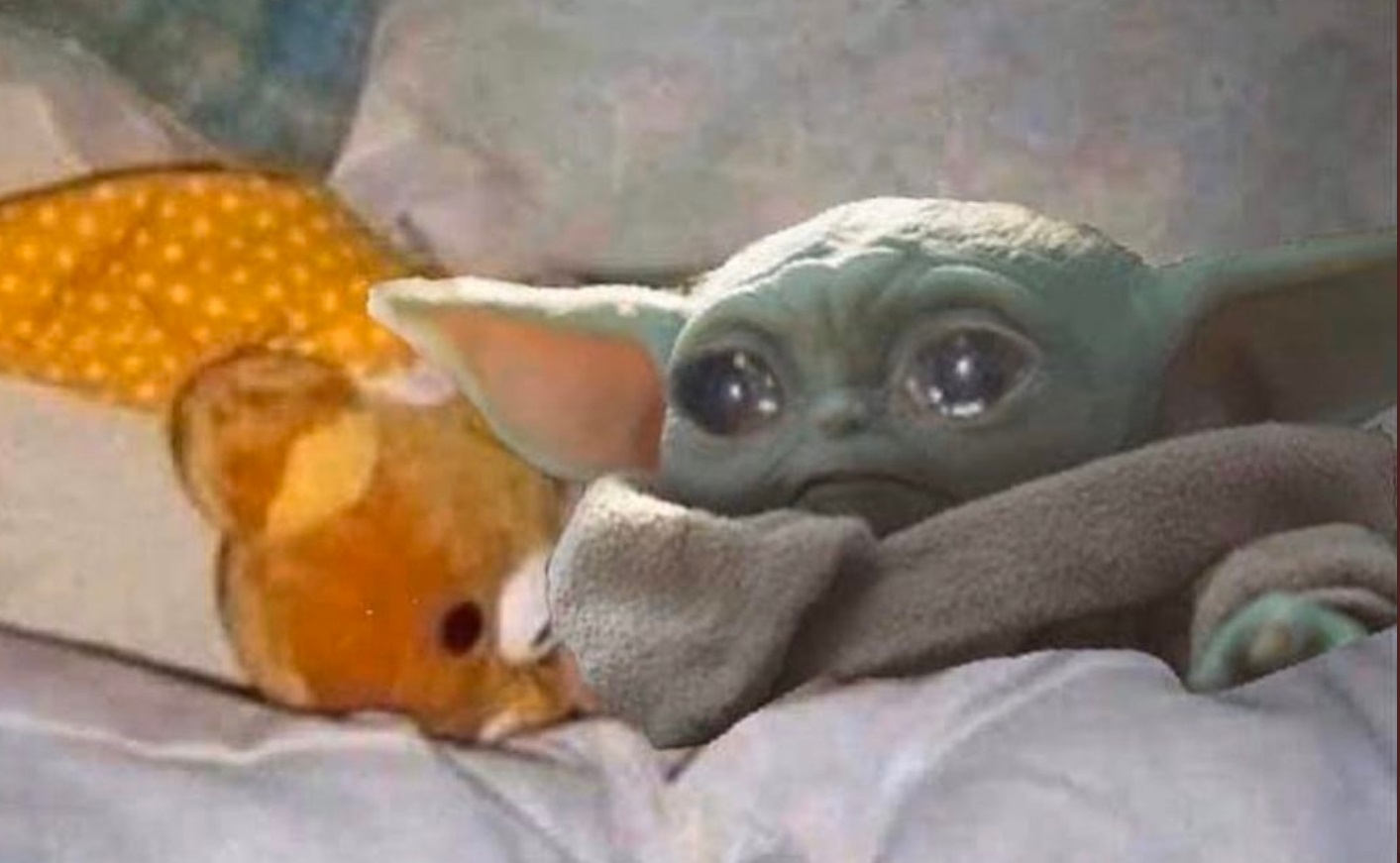 PHOTO Baby Yoda Trying To Flirt