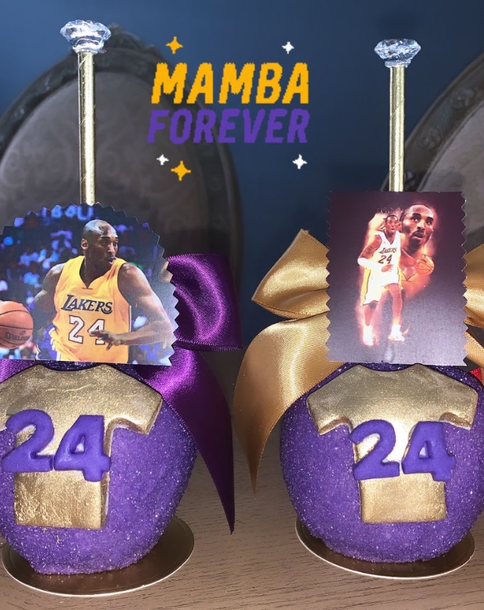 PHOTO Chocolate Covered Carmel Apples To Honor Kobe Bryant