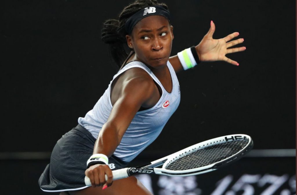 PHOTO Coco Gauff's Eyes Rolling Back Into Her Head While Playing The Open