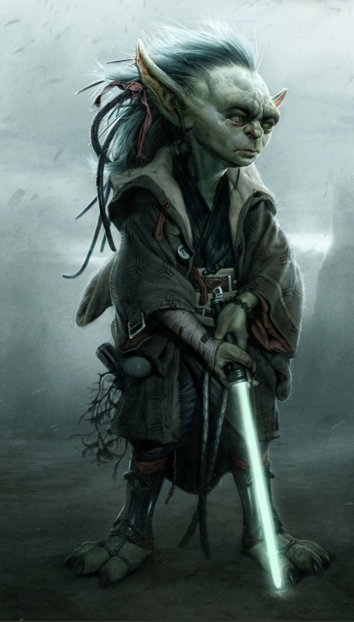 PHOTO Darth Baby Yoda In A Video Game