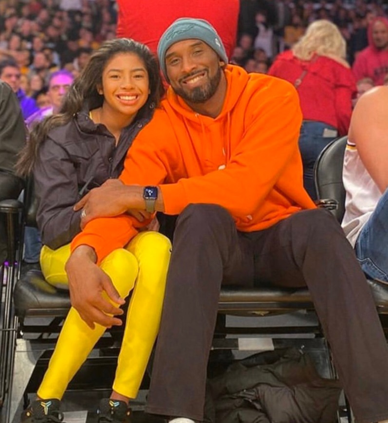 PHOTO Kobe Bryant Courtside With His Daughter Gianna That Looked Just Like Him