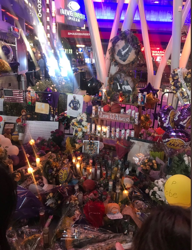 PHOTO Look How Much The Kobe Bryant Memorial Outside Staples Center Has Grown