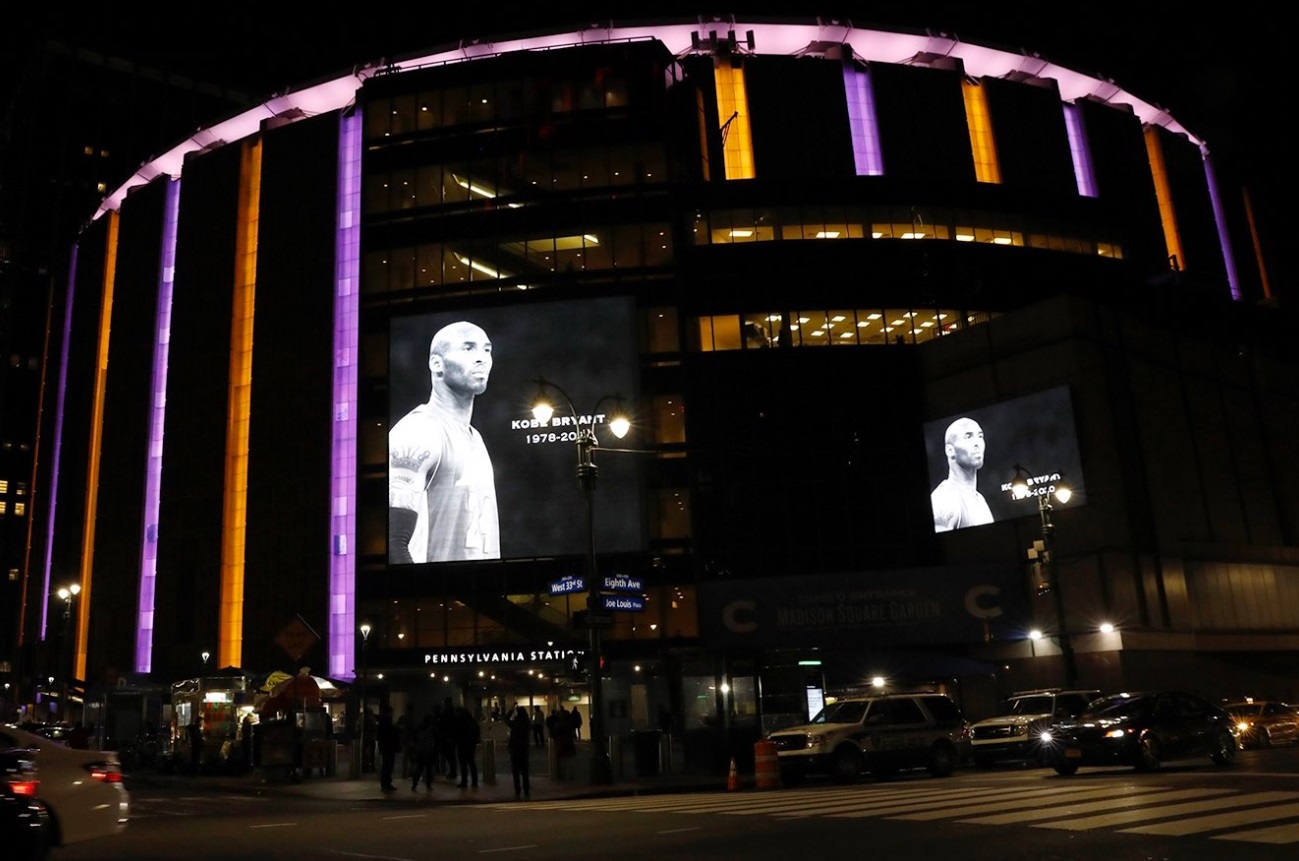 PHOTO Madison Square Garden Remembering Kobe Bryant This Evening