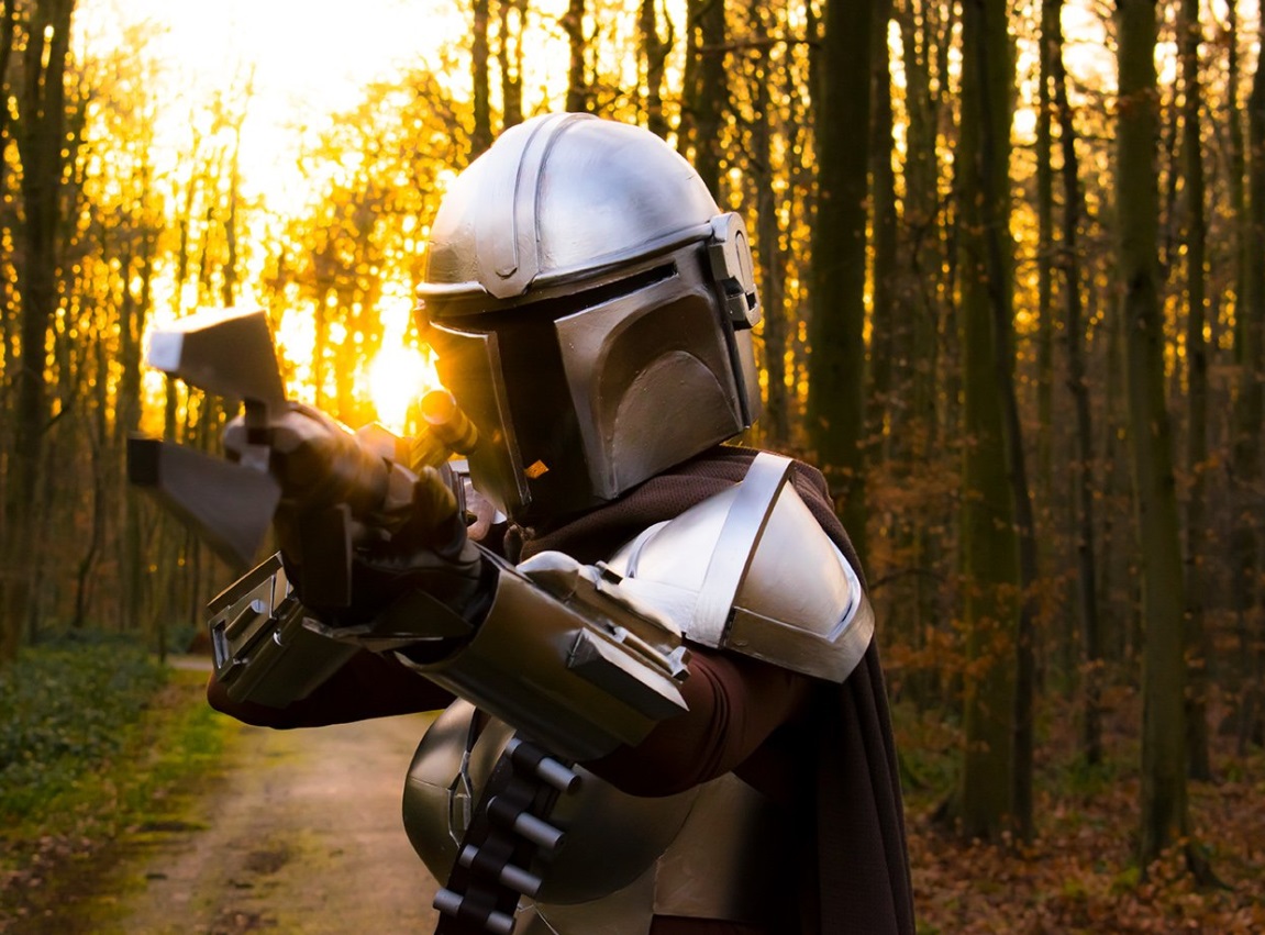 PHOTO Mandalorian Holding You At Gunpoint For Baby Yoda