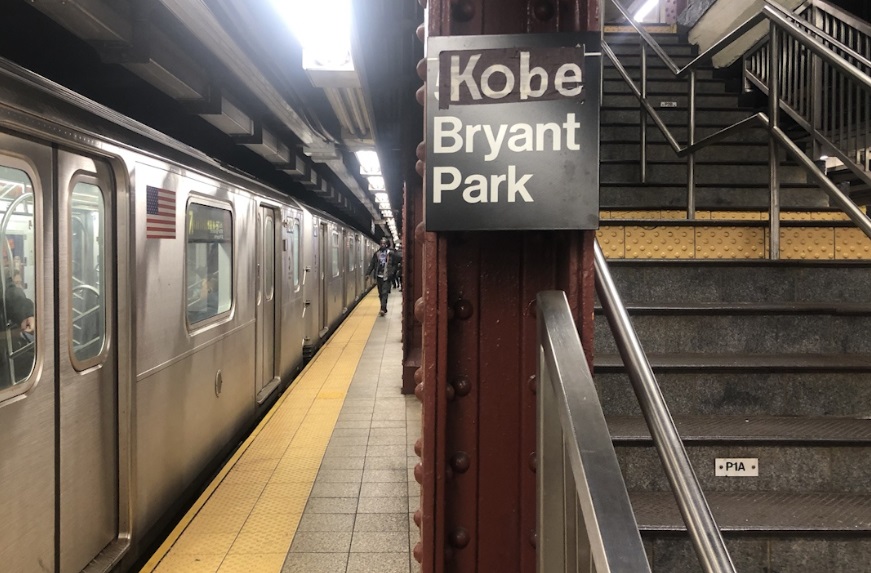 PHOTO New York Subway Station Honors Kobe Bryant