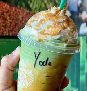 PHOTO The Baby Yoda Frappuccino At Starbucks