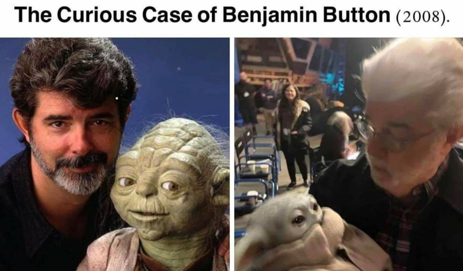 PHOTO The Curious Case Of Benjamin Button Baby Yoda Meme