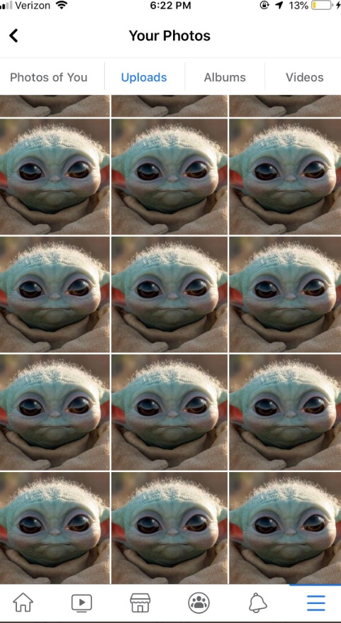 PHOTO Baby Yoda Multiplying Pictures Of Itself On iPhone