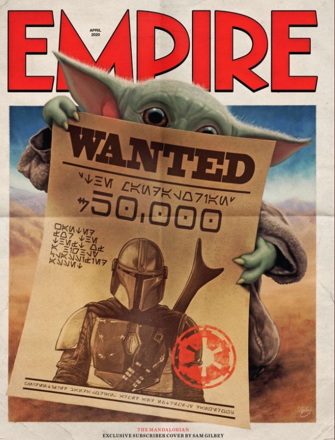 PHOTO Baby Yoda Put A Wanted Notice Out For Mandalorian In Empire Magazine