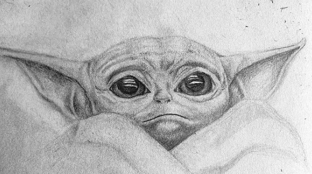 PHOTO Baby Yoda With Donald Trump's Forehead