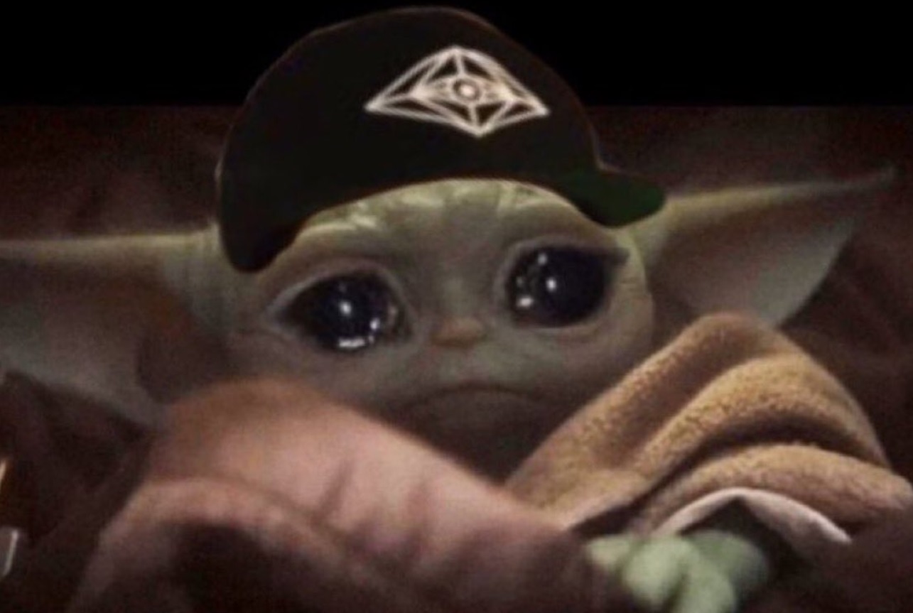 PHOTO Baby Yoda With Tears In His Eyes Upset