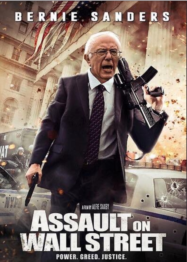 PHOTO Bernie Sanders Assault On Wall Street Movie Cover