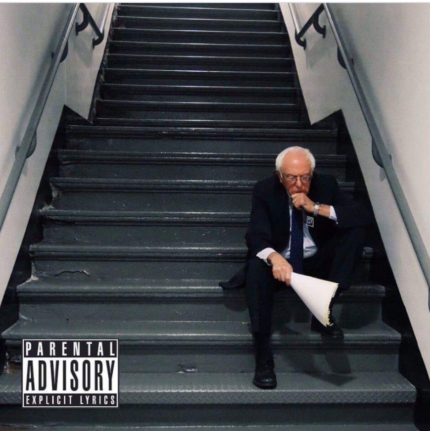 PHOTO Bernie Sanders Explicit Music Album Cover