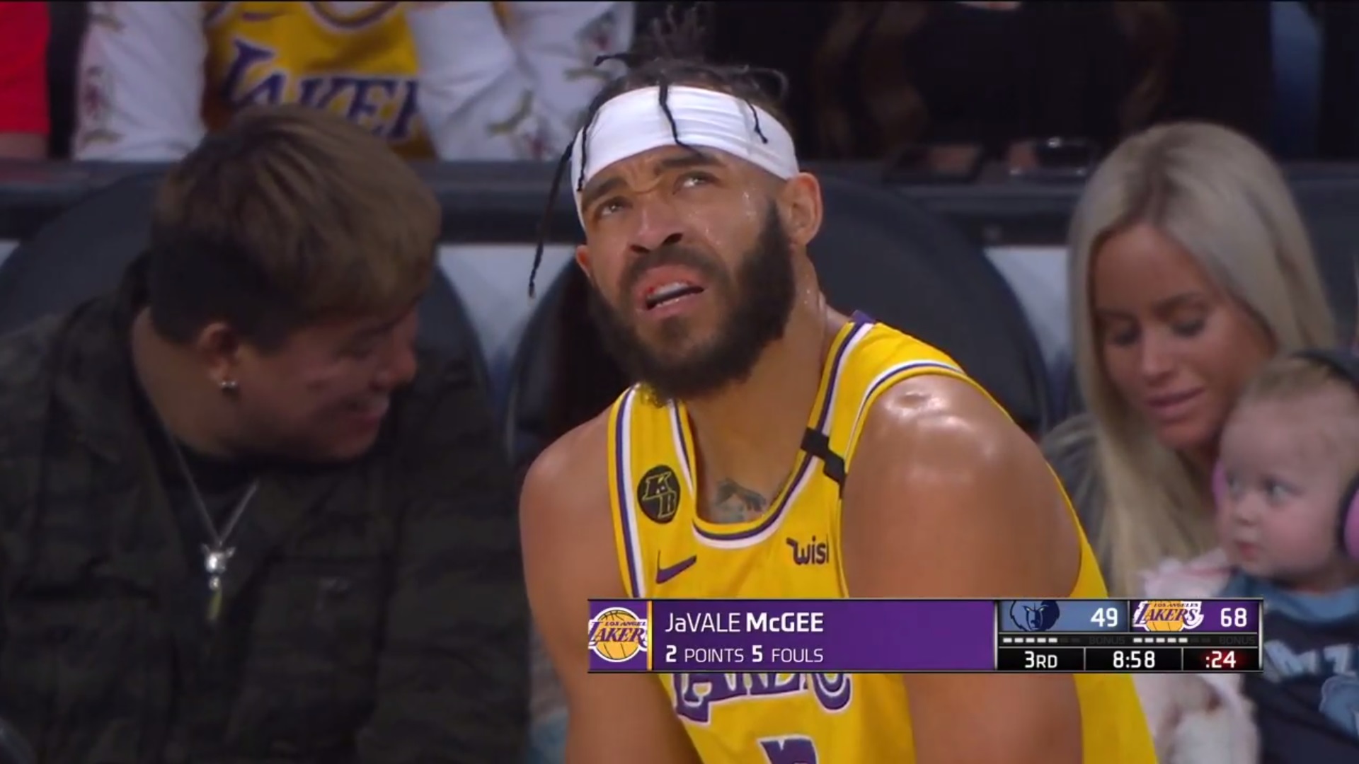 PHOTO Blonde With Baby Hoping JaVale Gee Would Give Her Some Attention