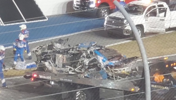 PHOTO Carnage Of Ryan Newman's Car Is Terrifying Only Part Of The Frame Is Intact