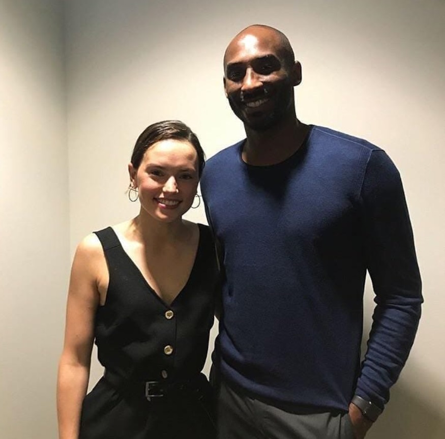 PHOTO Daisy Ridley Meeting Kobe Bryant