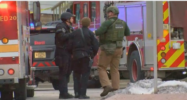 PHOTO Feds Raid Mass Shooting Premises